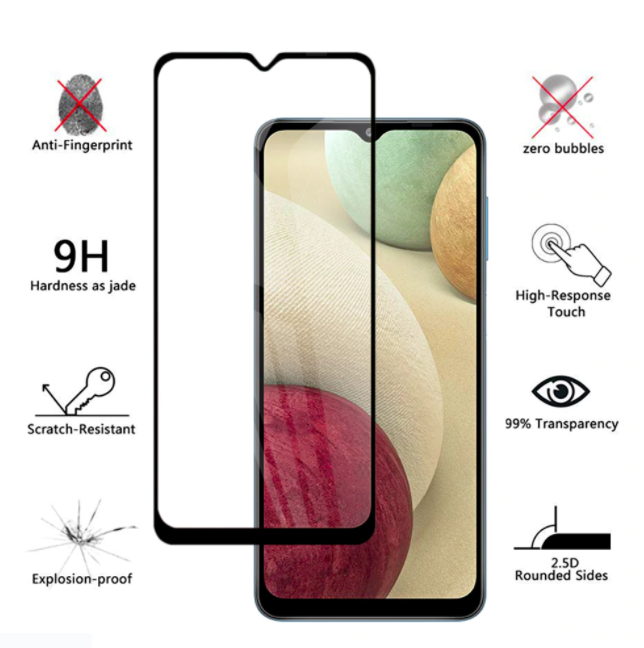 

Защитное стекло для Samsung Galaxy A12 черный