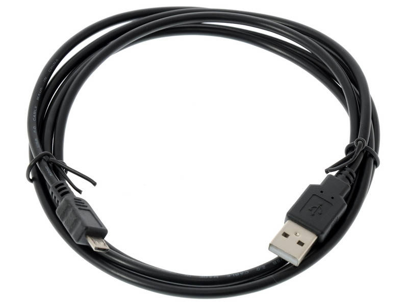 

Кабель USB to microUSB 1.8м, Черный