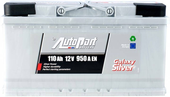 

Автомобильный аккумулятор Autopart 110Ah/12V 1000A Galaxy Silver (0) (ARL110-GA0)