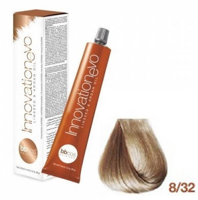 

Стойкая Краска Для Волос BBCos Innovation Evo Hair Color Cream № 8/32 Блондин Светлый Медовый, 100 Мл
