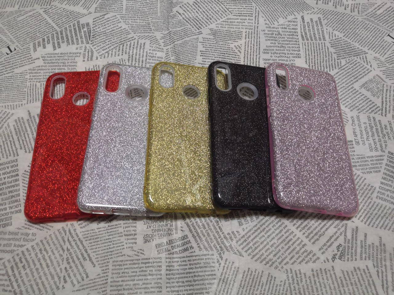 

TPU чехол накладка бампер Блестки для Huawei P Smart Plus / Nova 3i, Разные цвета