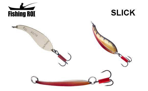 

Блесна Fishing ROI Slik 10 gr цвет 001A ( окунь )