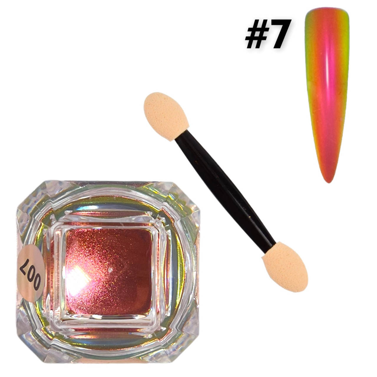 

Втирка-пудра "Хамелеон" для дизайна ногтей - Chameleon Powder (Fine) № 7