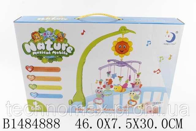 

Мобиль карусель на кроватку музыкальная на батарейках 603-4 Nature Musical