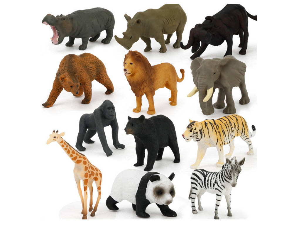 

Набор игровых фигурок животных 12 шт