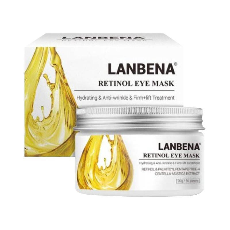 

Тканевые лифтинговые патчи под глаза с ретинолом LANBENA Retinol Eye Mask (50 шт.)