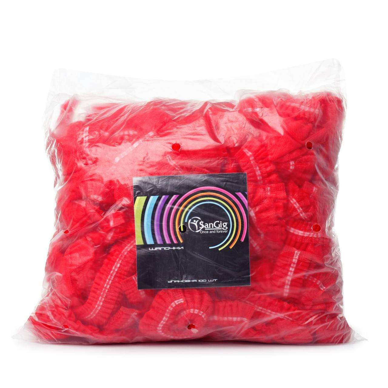 

Шапочка-одуванчик красная, 100 шт, Красный