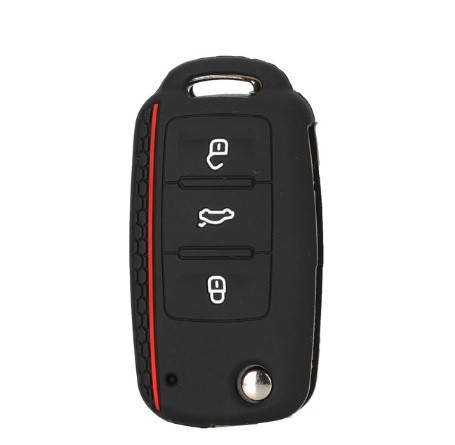

Чехлы для ключей силиконовые VW Caddy Golf Jetta Polo Passat Scirocco Tiguan, Черный