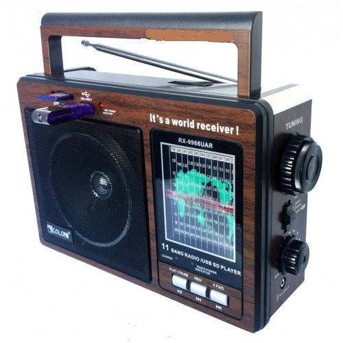 

Радиоприёмник GOLON RX- 9966 портативная колонка USB/ SD/ MP3/ FM