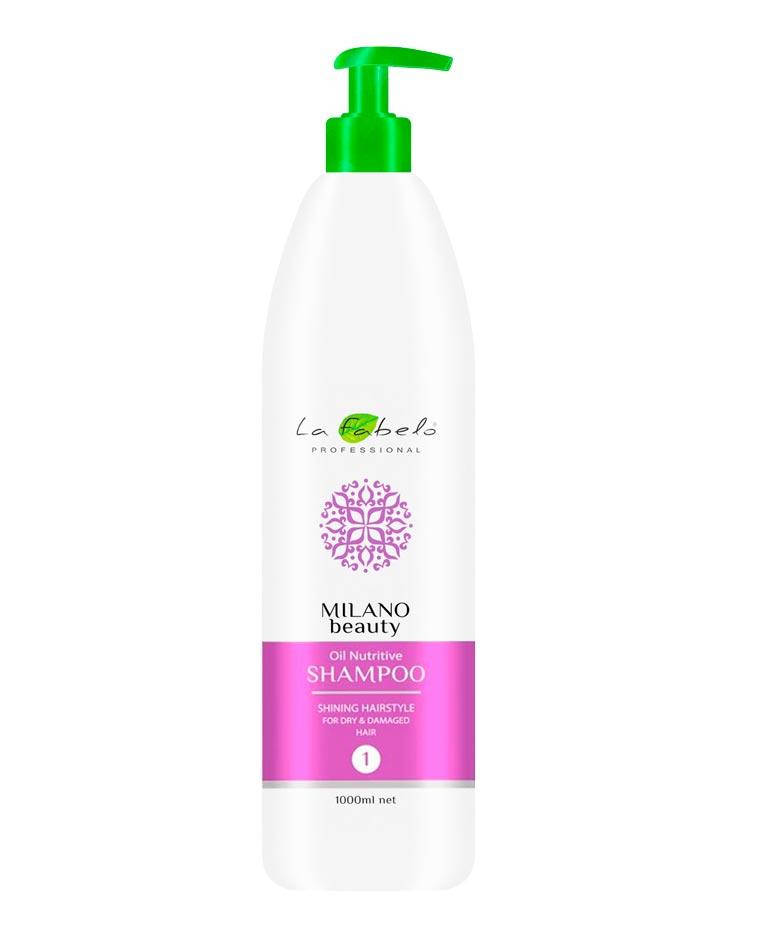 

Шампунь для сухих волос, 1 л, La Fabelo Milano Beauty Oil Nutritive
