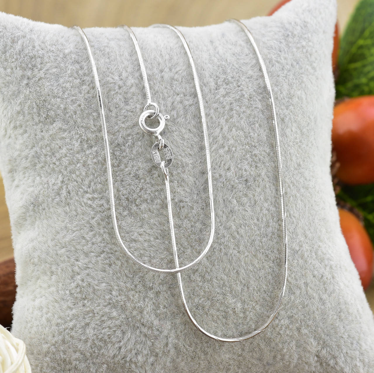 

Серебряная цепочка ширина 1 мм ТС5300302 длина 50