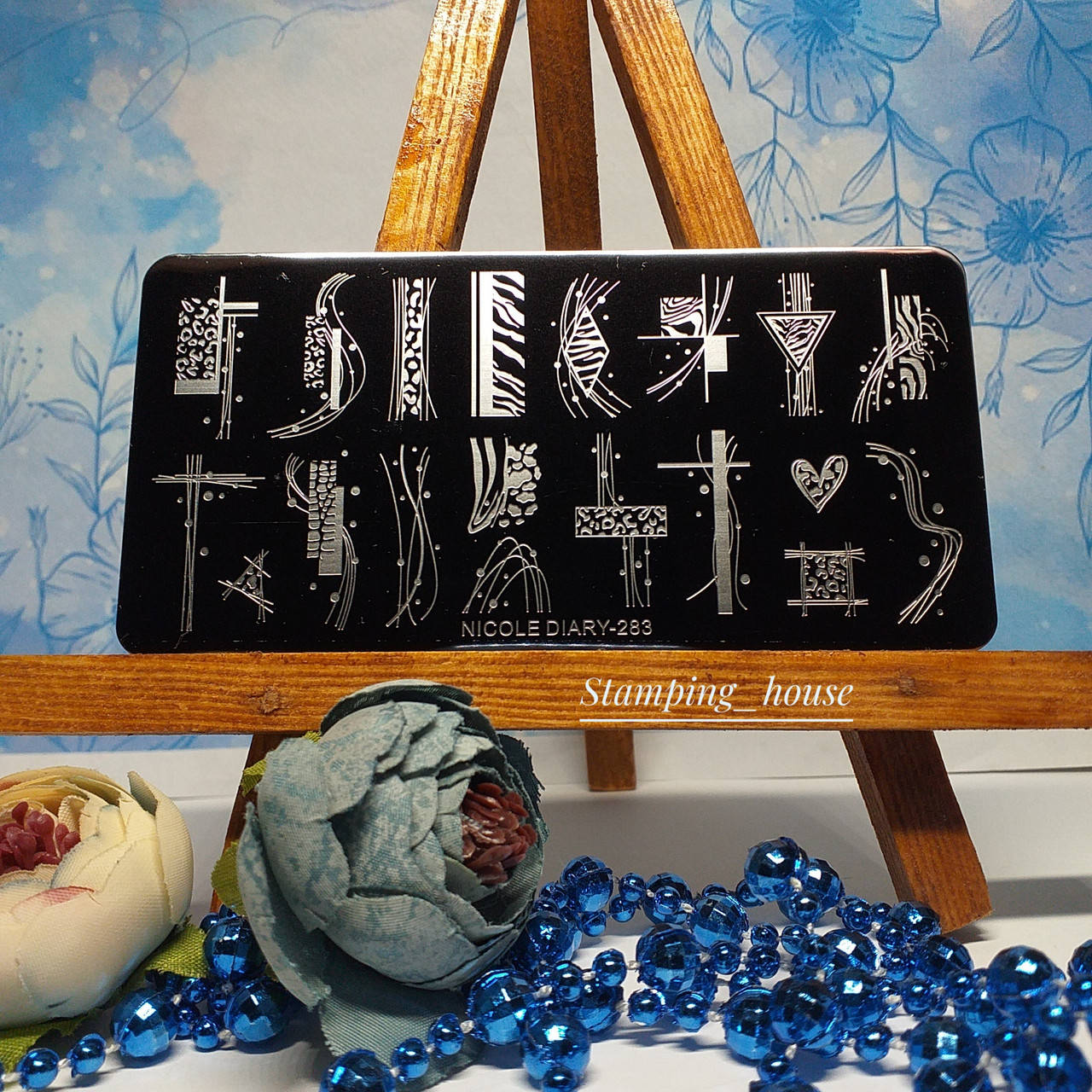 

Пластина для стемпинга Nicole Diary-283