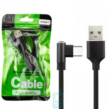 

USB кабель RD-RD005-TC Type-C с тех.пакет черный 1 метр
