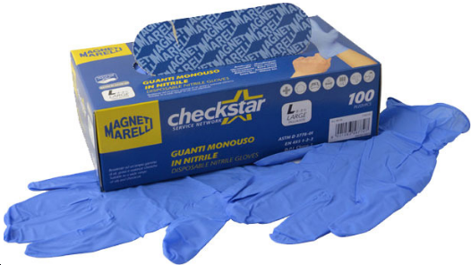 

Перчатки нитриловые размер  100шт. Magneti Marelli