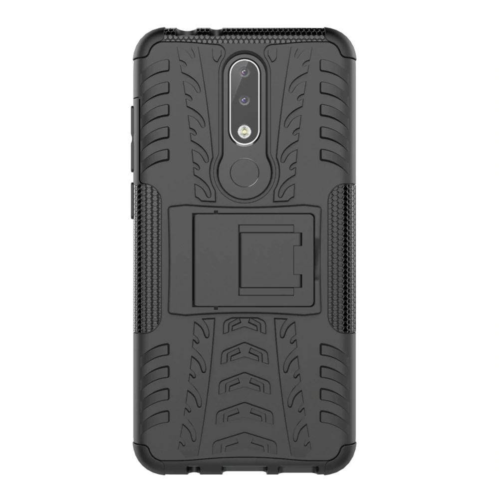 

PC + TPU чехол Armor для Nokia 4.2 (8 цветов) чёрный