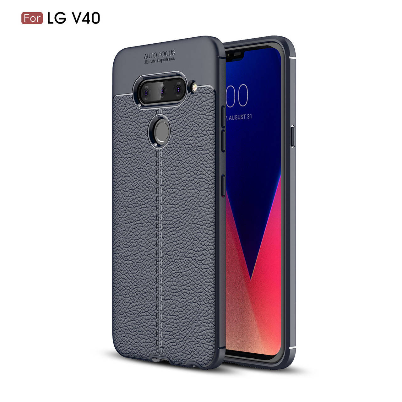 

TPU чехол накладка Tiger для LG V40 / LG V40 ThinQ(4 цвета) синий