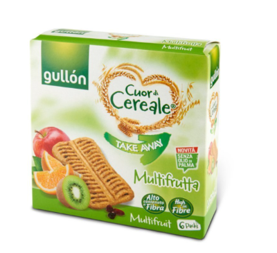

Печеньe Gullon Cuor di Cereale Multifrutta 144 g