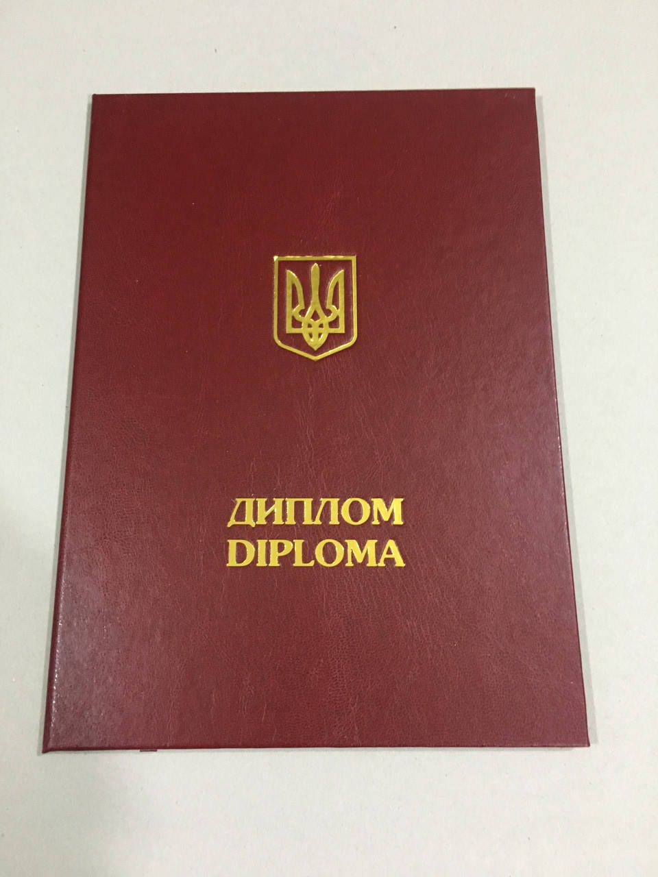 

Обложка для диплома А4, Красный