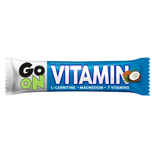 

Батончик GO ON Vitamin Bar зі смаком кокосу