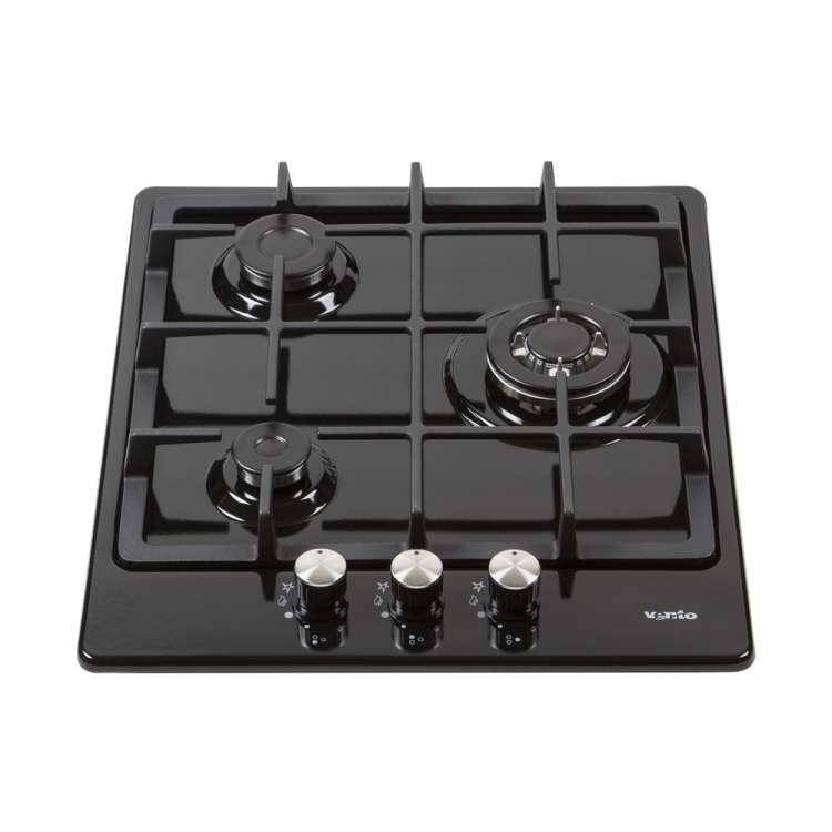 

Газовая варочная поверхность 3 конфорки Ventolux HSF430-P3 CEST (BK) черная