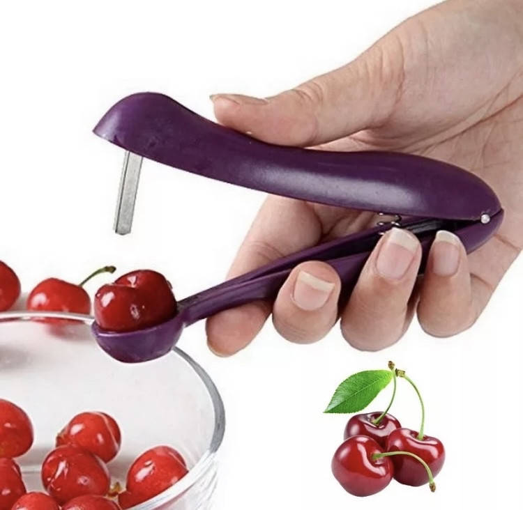 

Вишнечистка пластиковая 5127 12.5 см фиолетовая