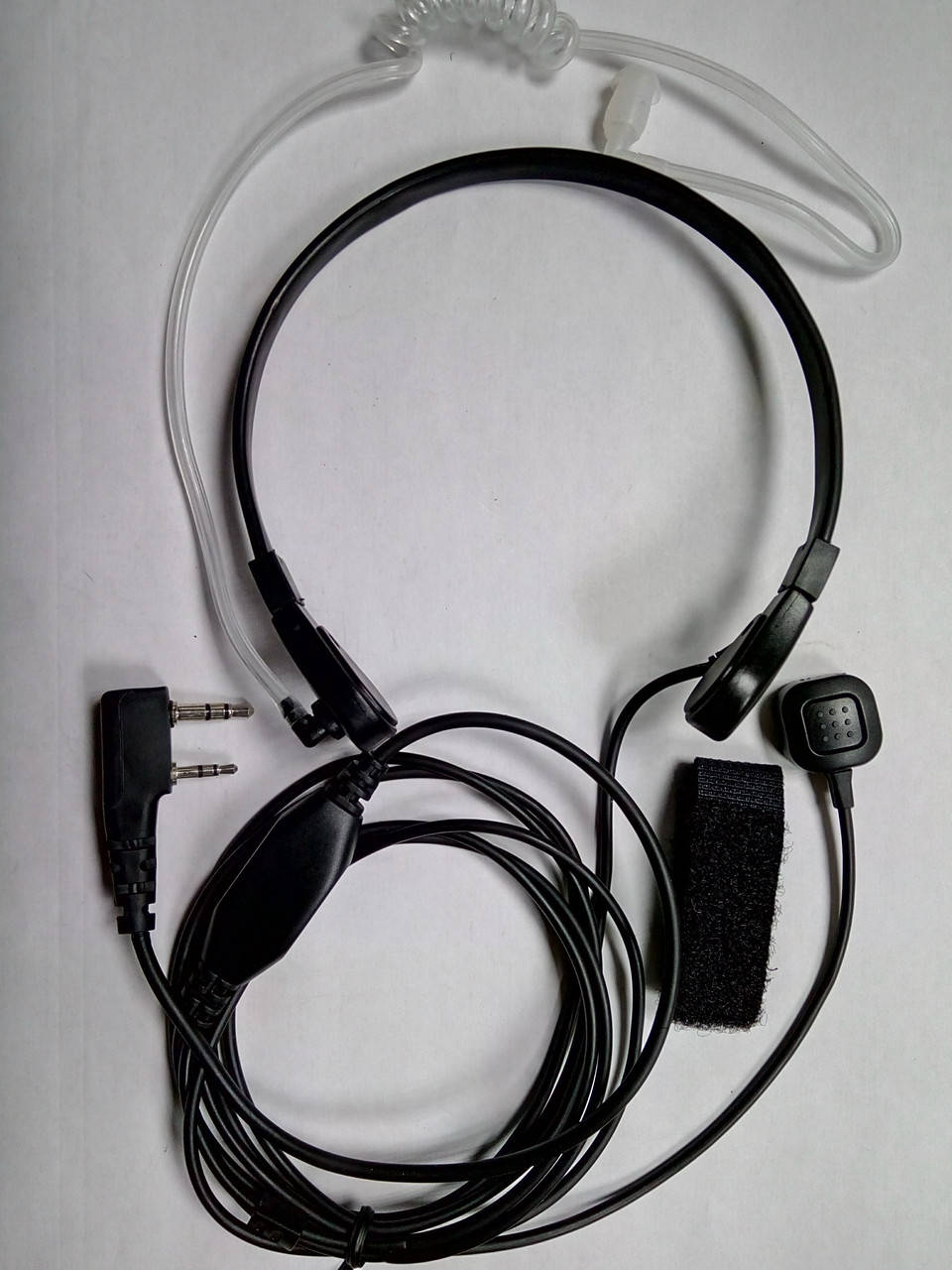 

Гарнитура скрытого ношения с ларингофоном ML-15 K1 для радиостанций Kenwood / Baofeng / Wouxun / Quansheng, Черный