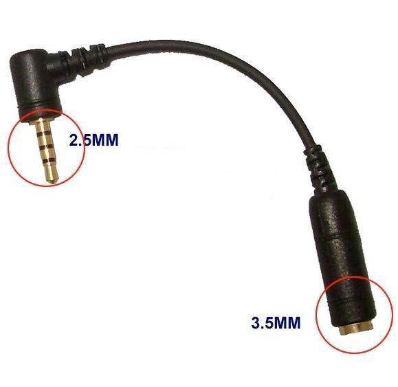 

Переходник Удлинитель Аудио Jack 3.5mm на Jack 2.5mm 3pin Угловой