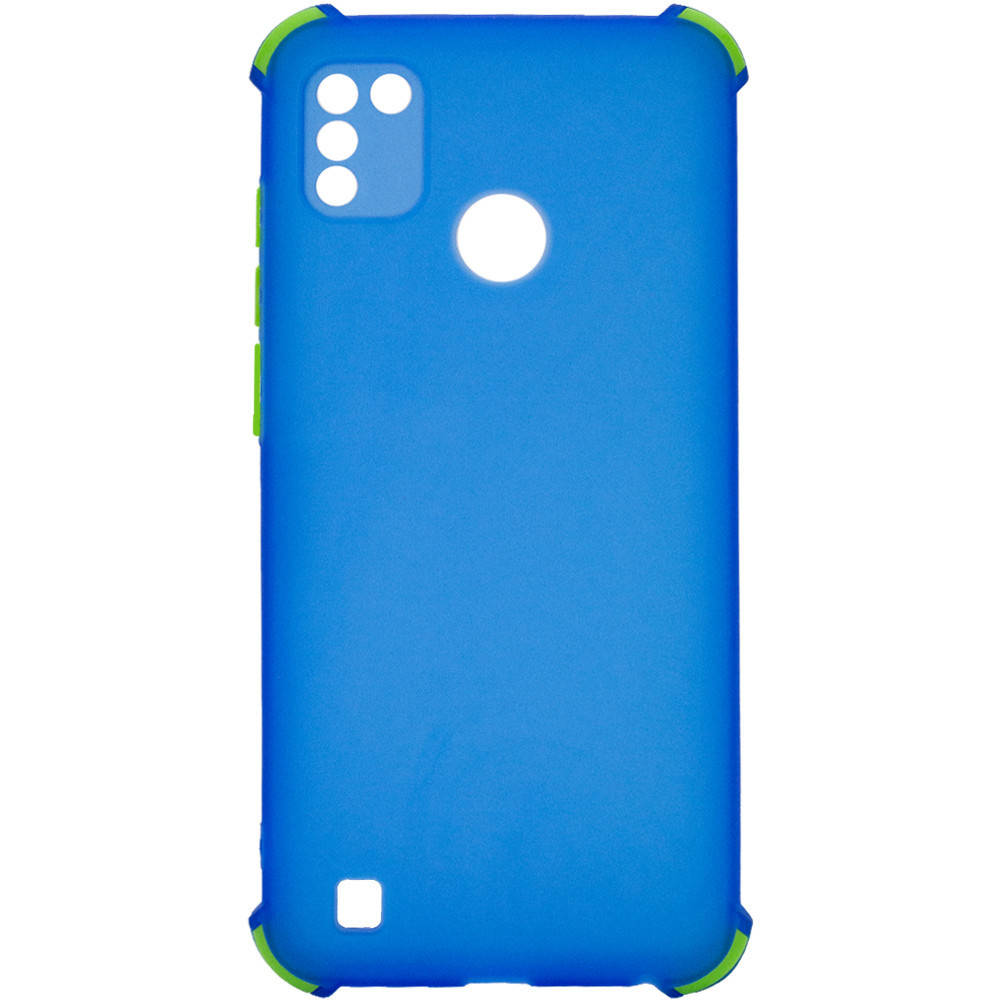 

Чехол с защитой камеры для TECNO POP 4 Pro (Синий)