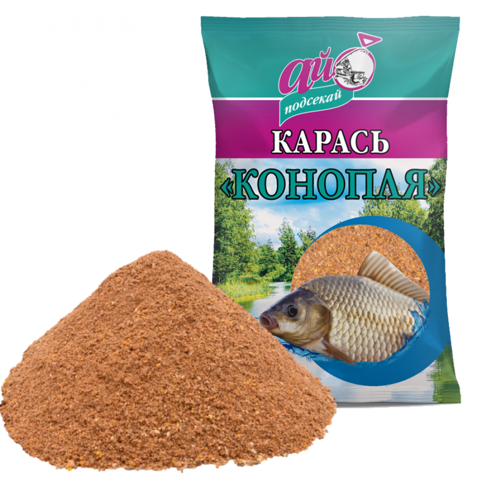 

Прикормка Ай-Подсекай Карась Конопля 1кг