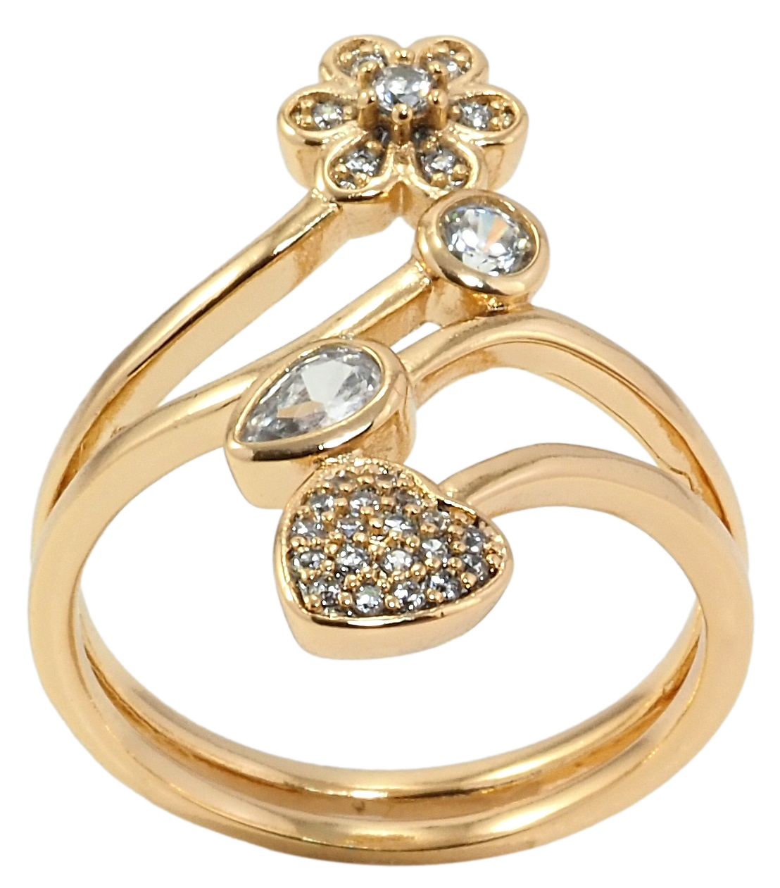 

Кольцо Xuping Позолота 18K "Цветочный орнамент" р.16.5,17,17.5,18,18.5,19,19.5,20