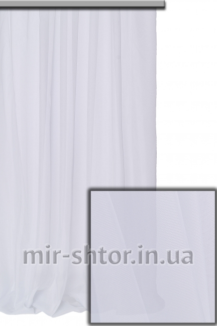 

Тюль шифон Белый № 1