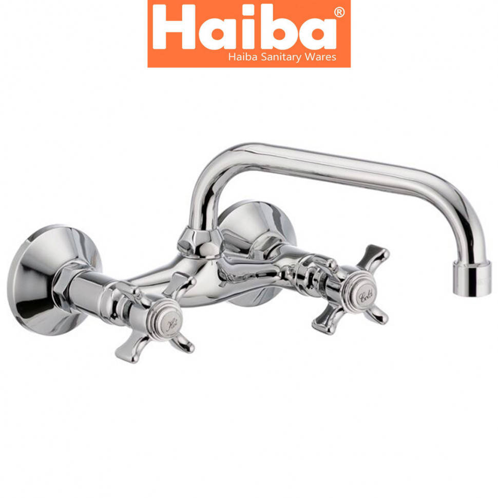 

Смеситель для кухни от стены Haiba Zeus (Chr-361G)