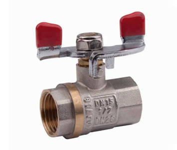 

Кран шаровый 1/2" ВВ бабочка