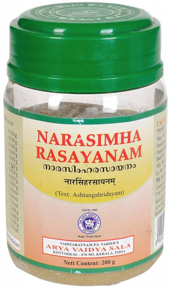

Нарасимха расаянам / Narasimha Rasayanam Kottakkal, Arya Vaidya Sala / 200 гр