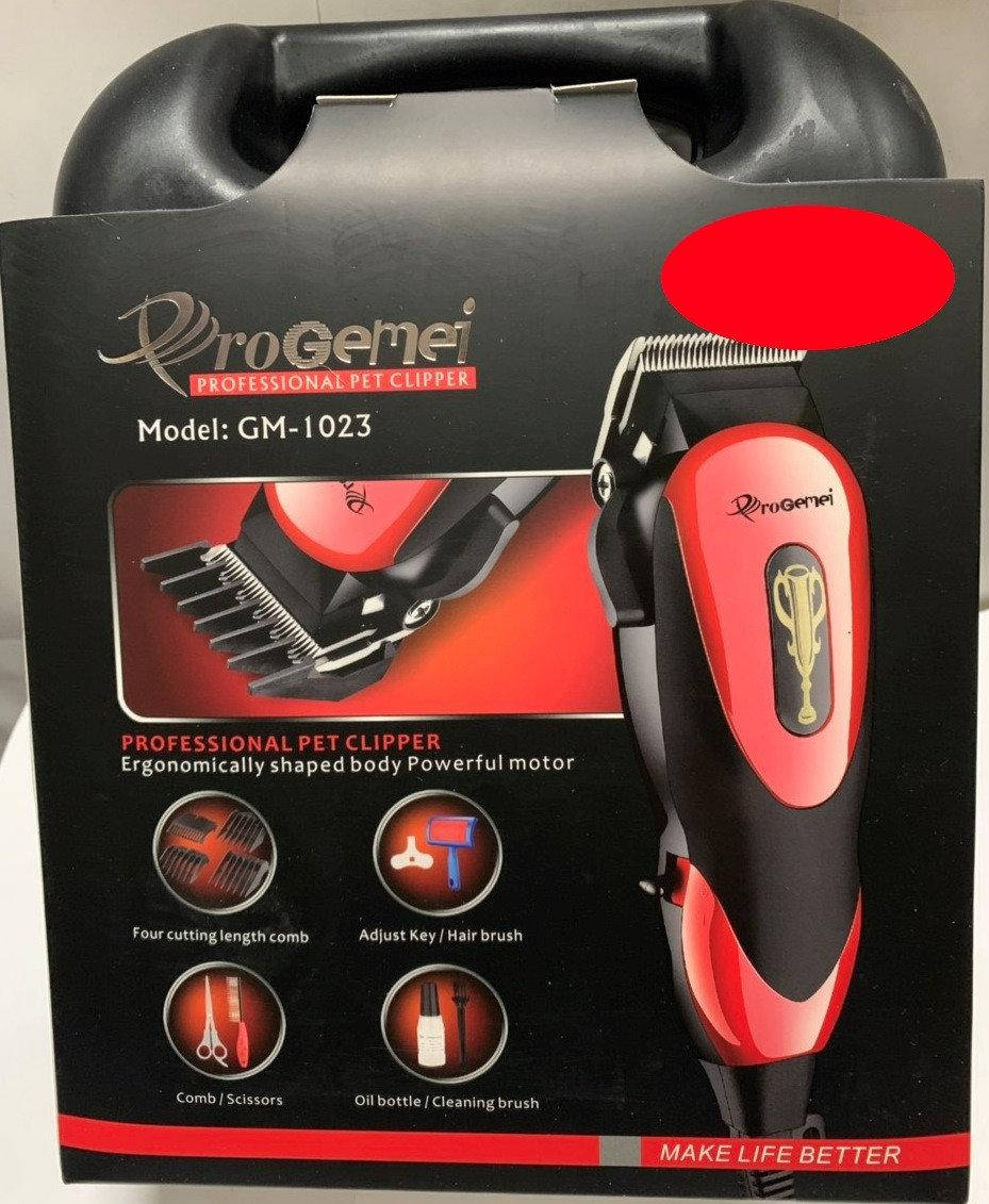 

Профессиональная машинка для стрижки кошек, собак Pro Gemei GM-1023