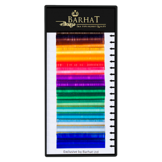 

Ресницы Barhat Maxi color Палитра цвета 18 линий C 12 мм