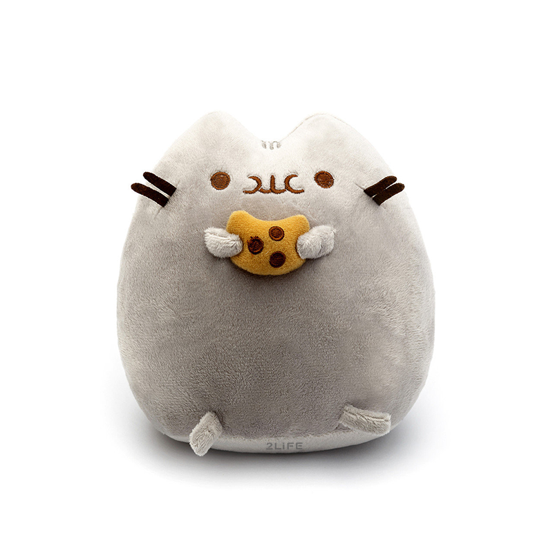 

Мягкая игрушка Пушин кэт с печеньем 18х15 см Gray (n-70), Серый