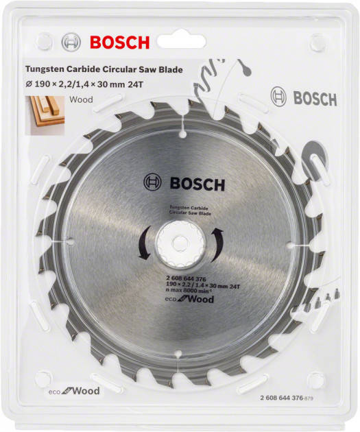 

Диск пильный 190х30/24Т ECO WO//Bosch