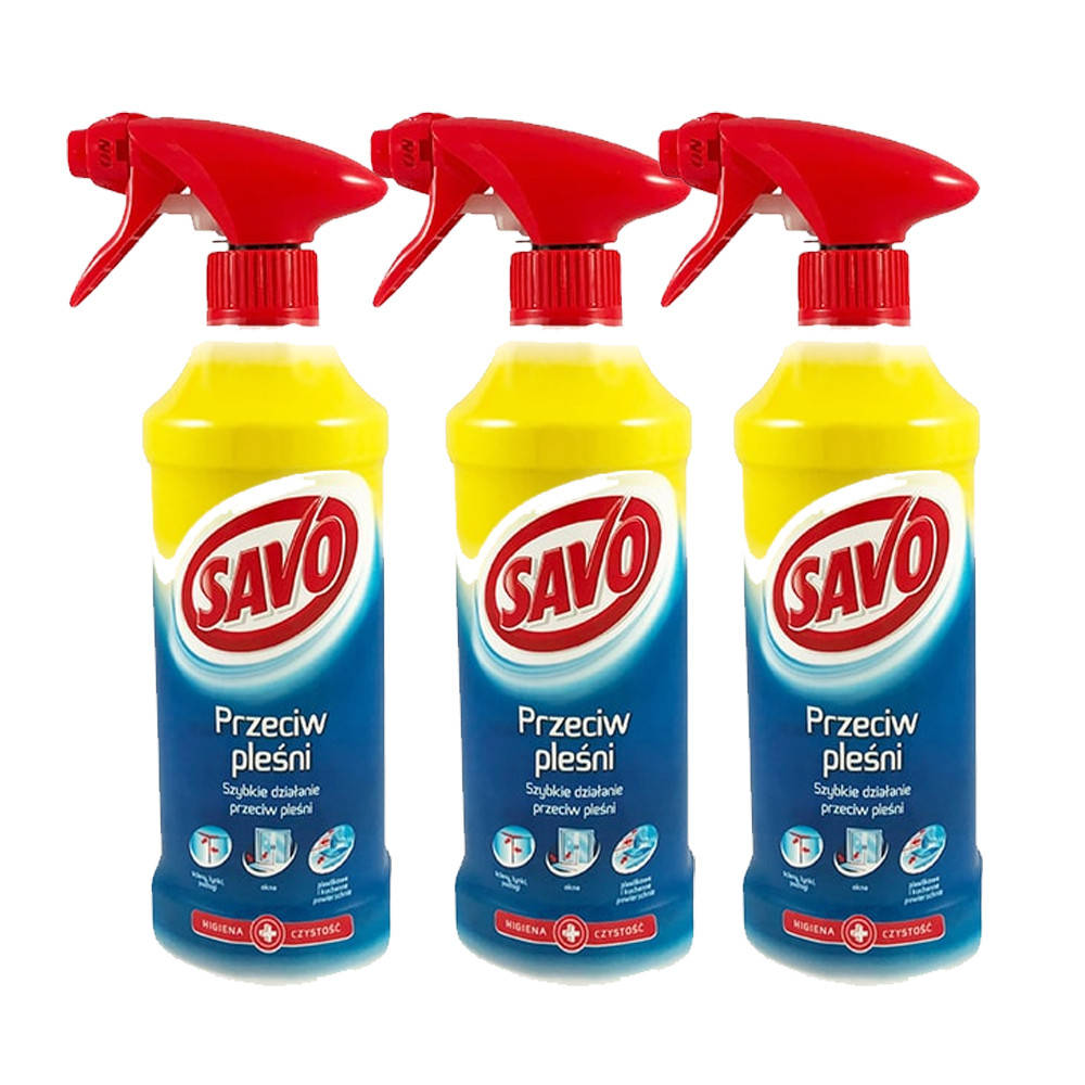 

Засіб від цвілі та грибку SAVO Spray 0,5 л 3 шт