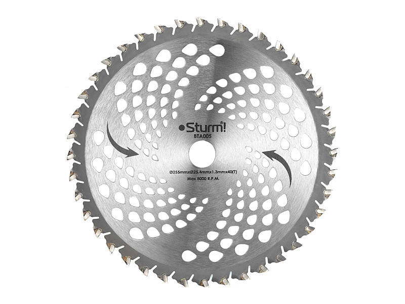 

Нож для мотокос Sturm BTA005, 255ммх25,4х40