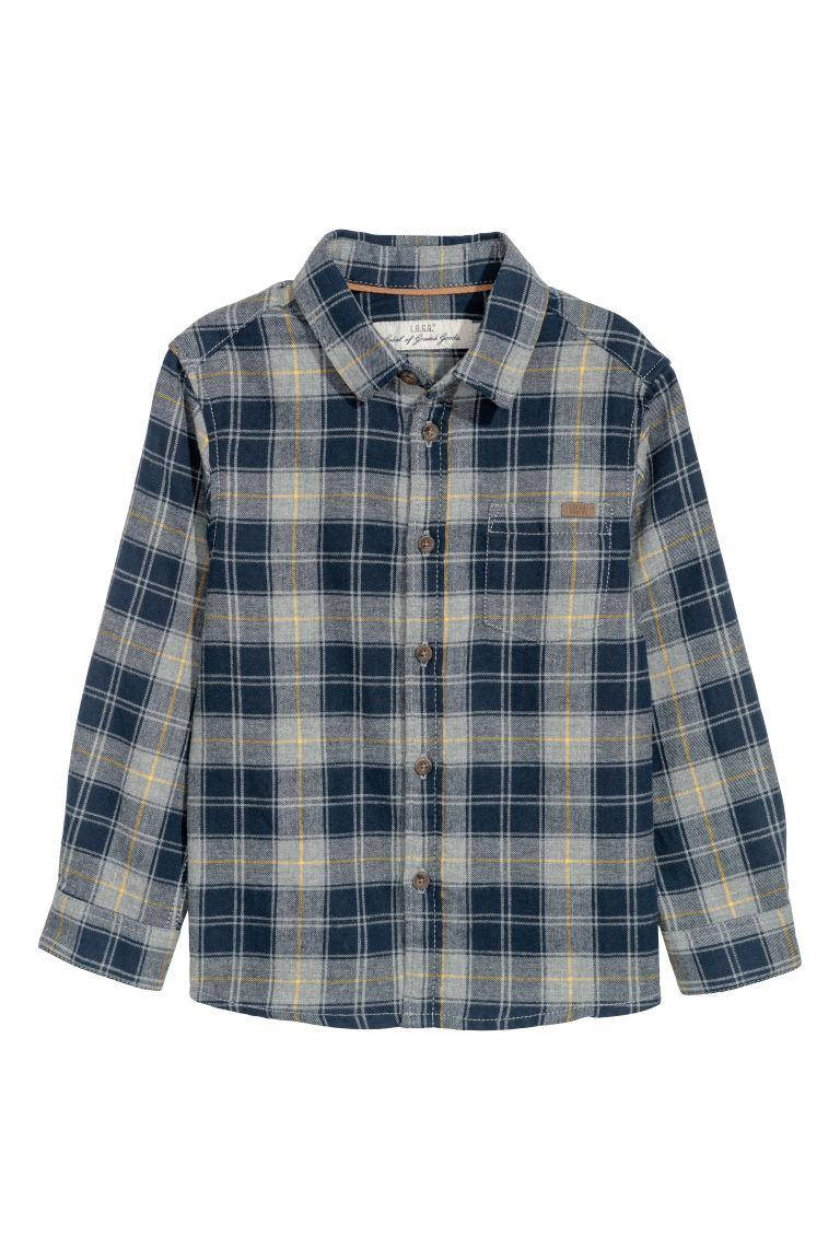 

H&M Хлопковая Рубашка для мальчика в клетку 7-8 лет рост 128