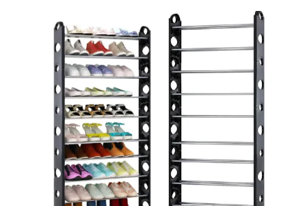 

Модульный органайзер для обуви TIES SHOE RACK, 10 полок, Черный