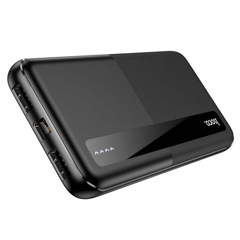 

Внешний портативный аккумулятор (Power bank) Hoco J75 10000 mAh чёрный