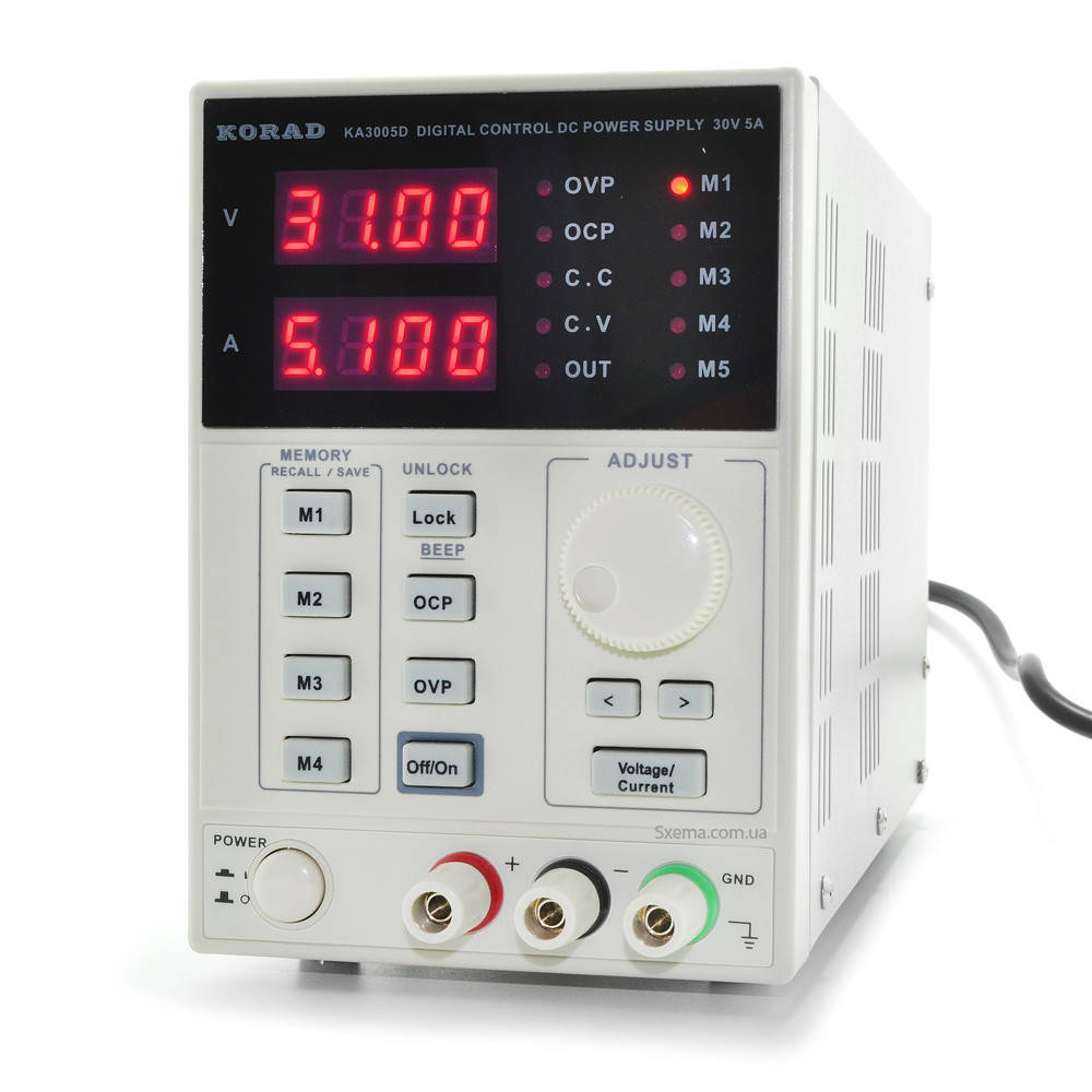 

Лабораторный блок питания Korad KA3005D 30V 5A трансформаторный высокоточный
