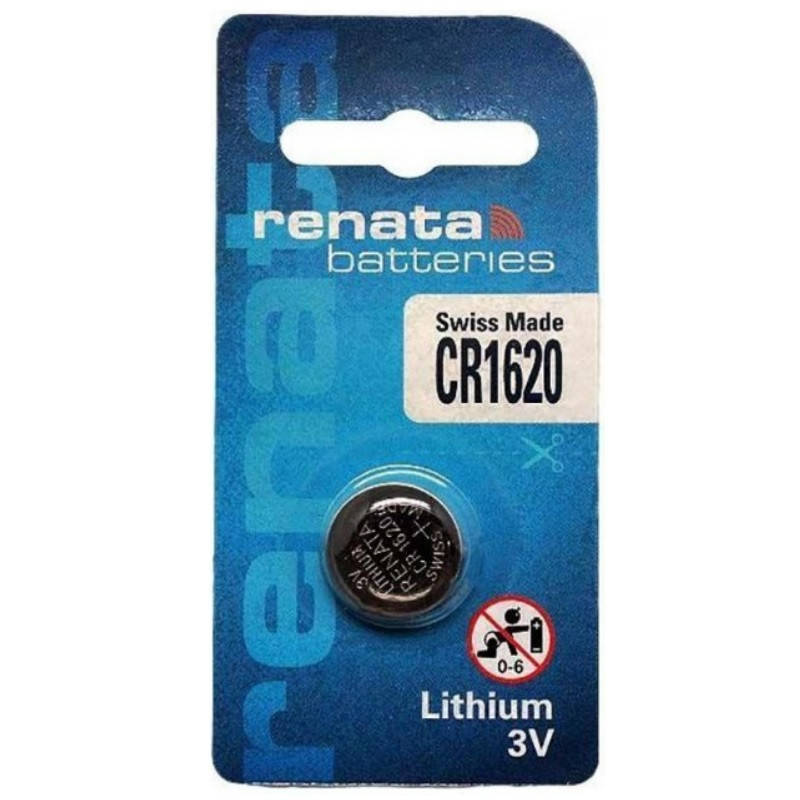 

Батарейка литиевая Renata CR1620 Lithium 3V дисковая таблетка