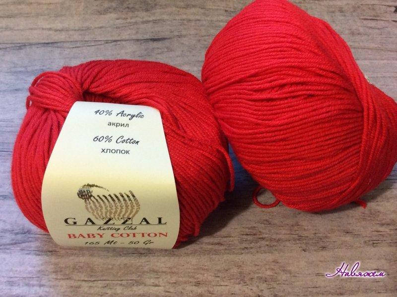 

Пряжа Baby cotton-3443
