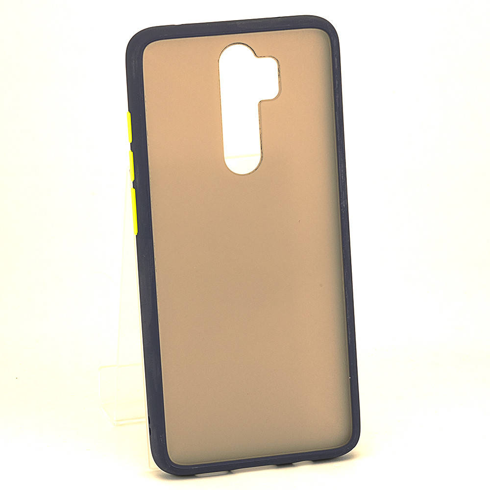 

Чехол Matteframe для Xiaomi Redmi Note 8 Pro бампер матовый противоударный Синий