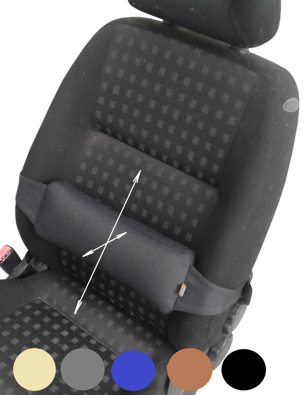 

Упор под поясницу для спины EKKOSEAT. В автомобиль и на офисное кресло. Универсальный.