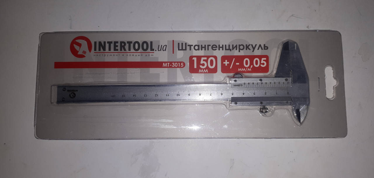 

Штангенциркуль механический 150 мм INTERTOOL MT-3015 17878p
