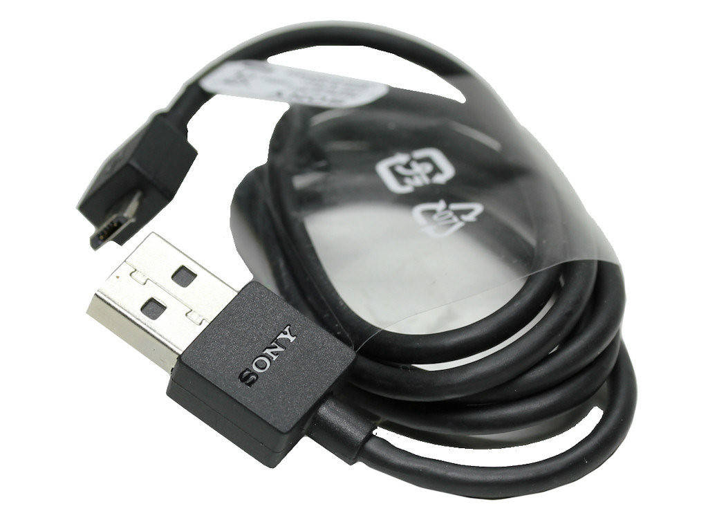 

Дата-кабель USB-MicroUSB Sony EC801 (EC803), Черный
